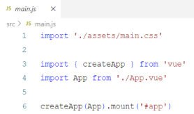 入口文件 main.js