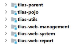 tlias 多模块工程结构