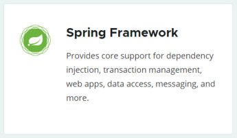 Spring Framework 的官方描述