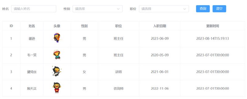 案例页面最终效果