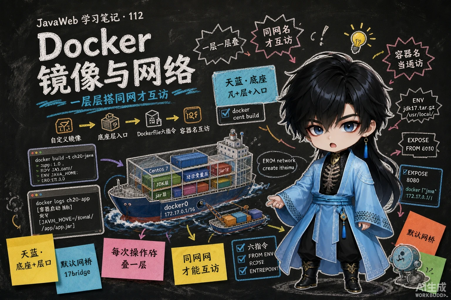 Docker自定义镜像与网络 - 封面图