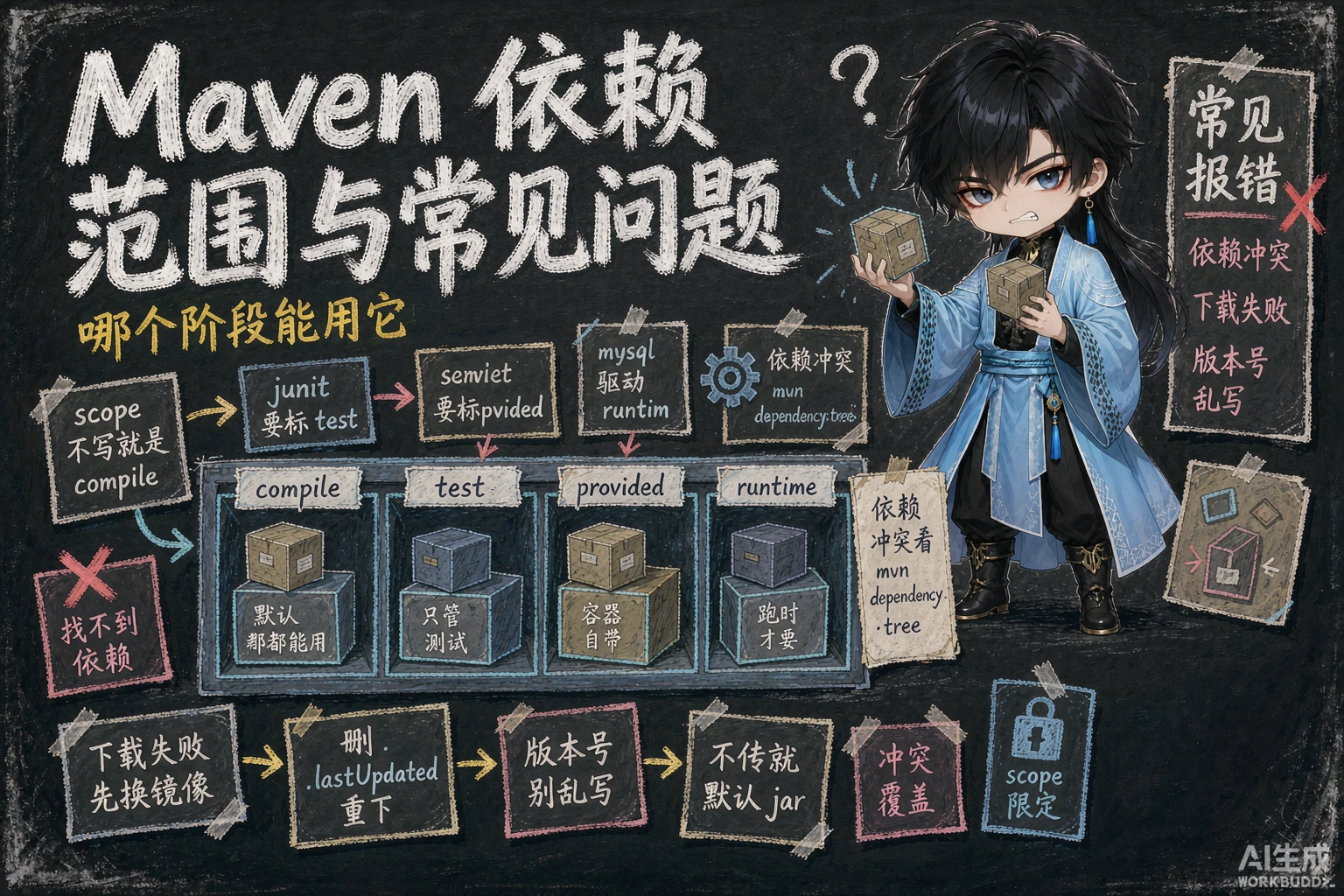 Maven依赖范围与常见问题 - 封面图