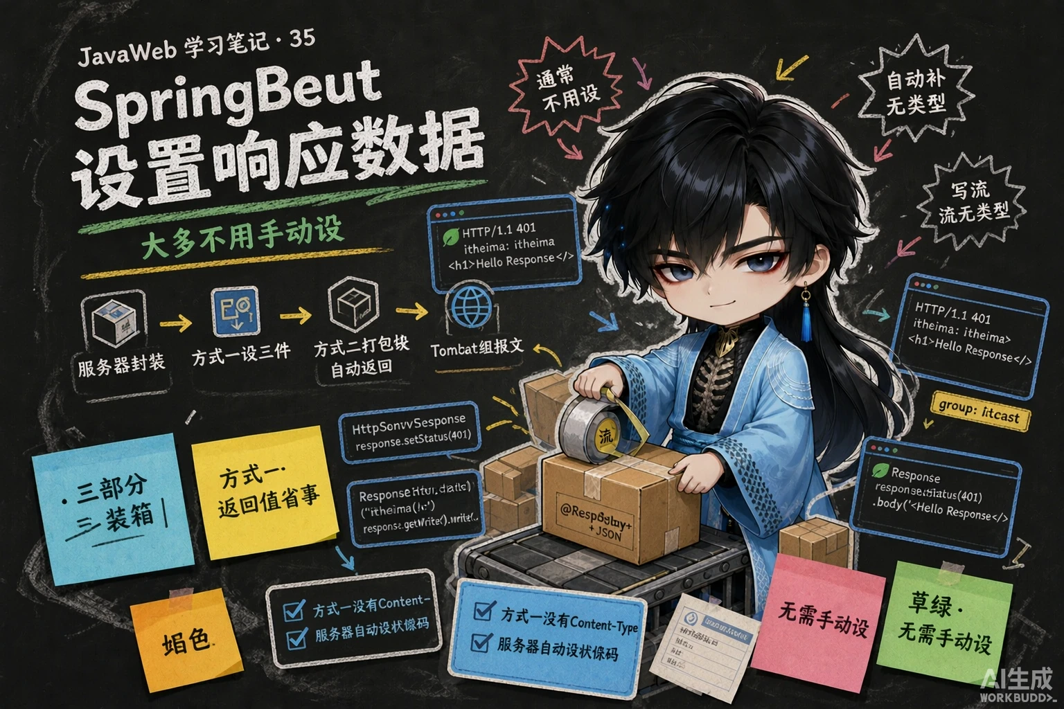SpringBoot设置响应数据 - 封面图