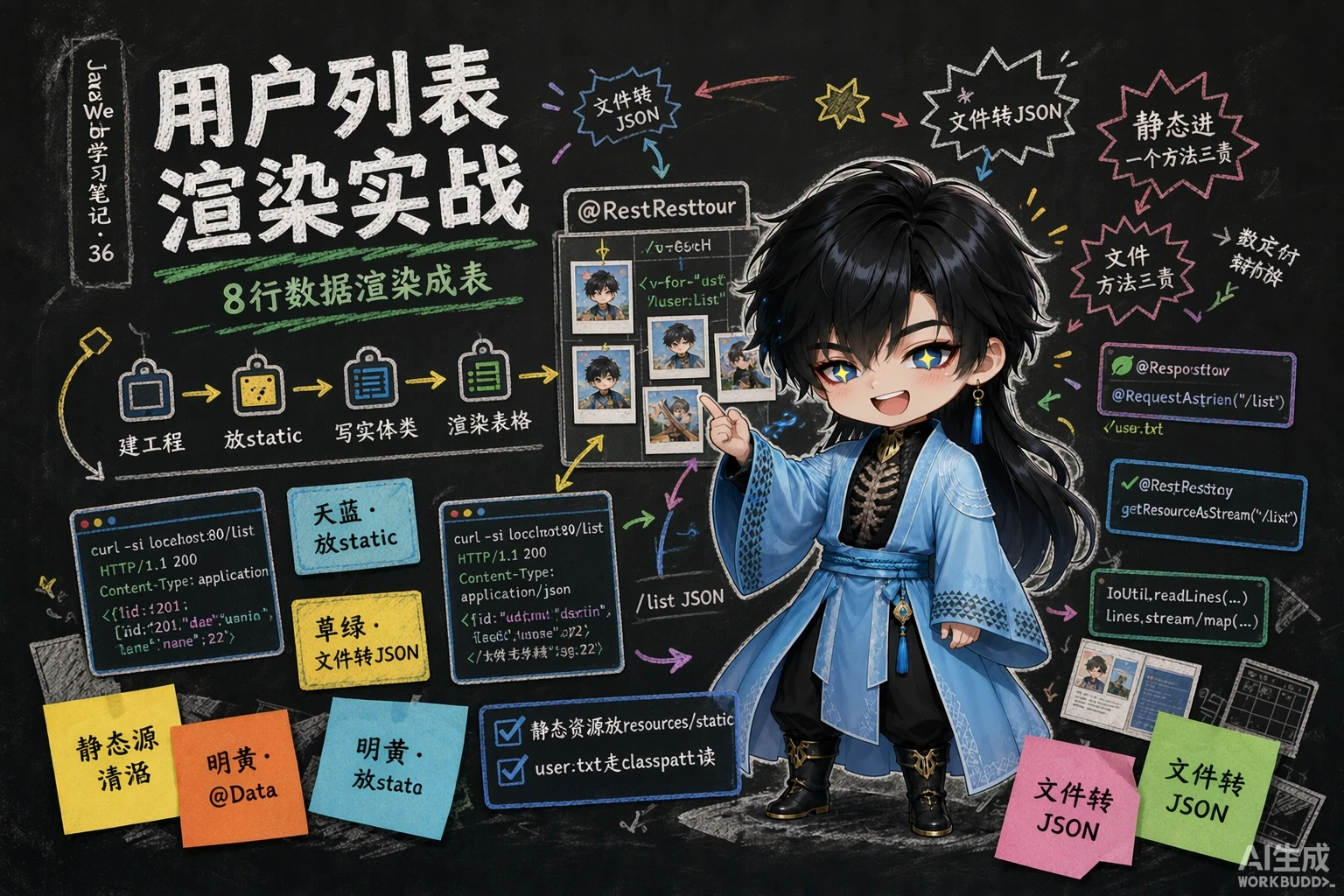 SpringBoot Web案例-用户列表渲染 - 封面图
