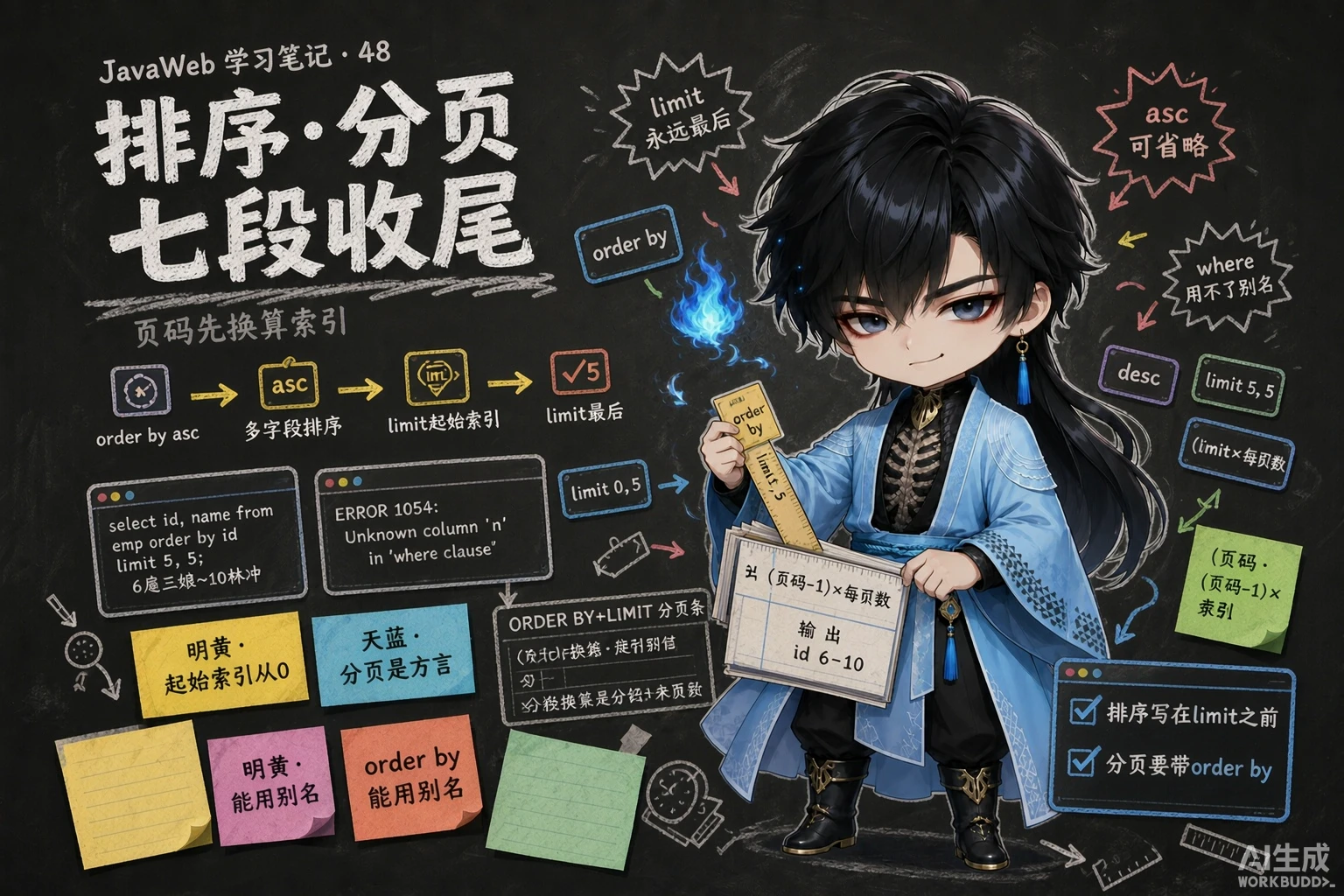 DQL排序与分页查询 - 封面图