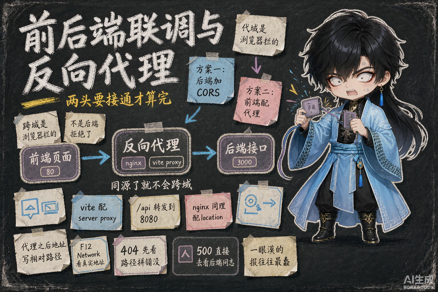 部门管理-前后端联调与反向代理 - 封面图