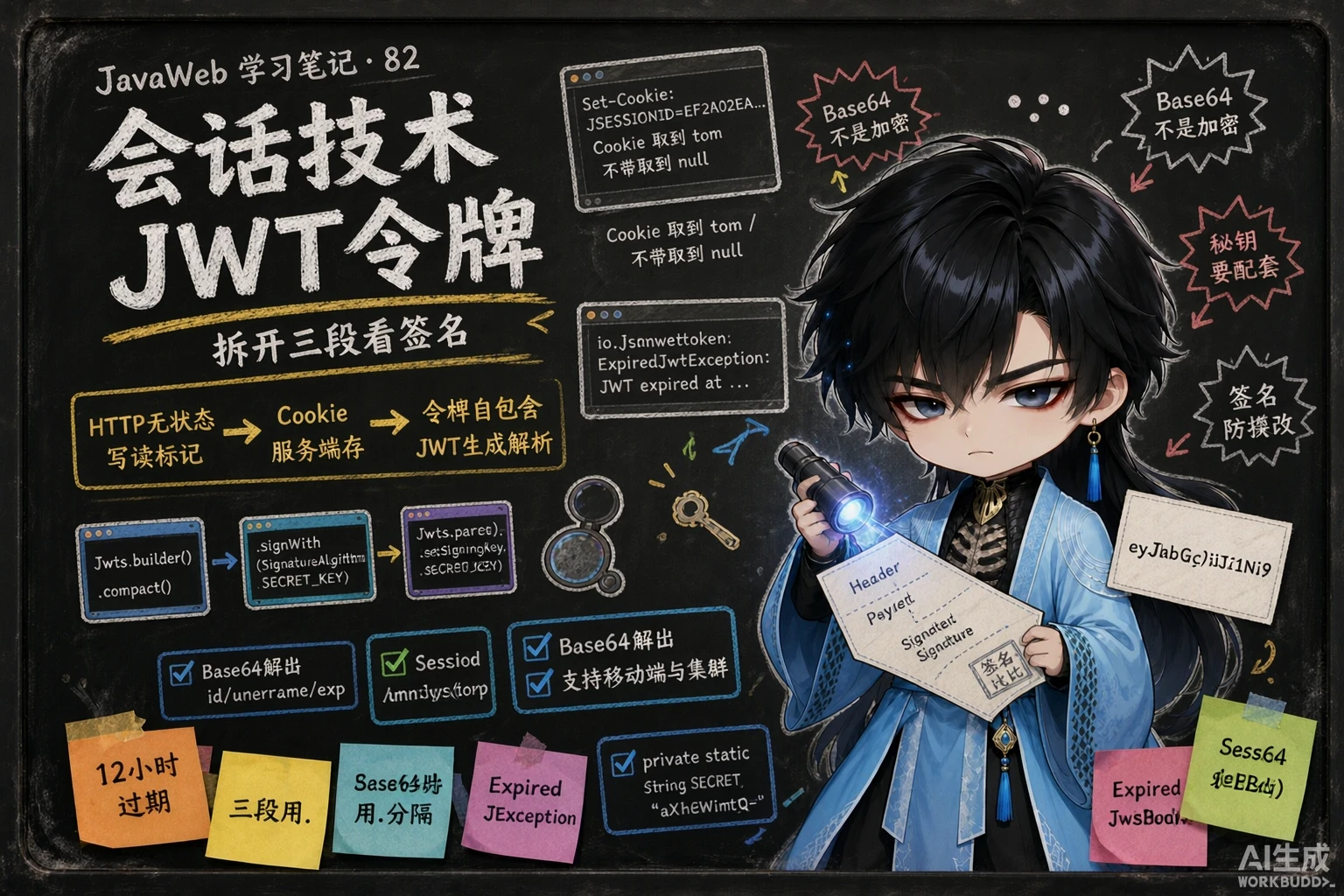 会话技术与JWT令牌 - 封面图