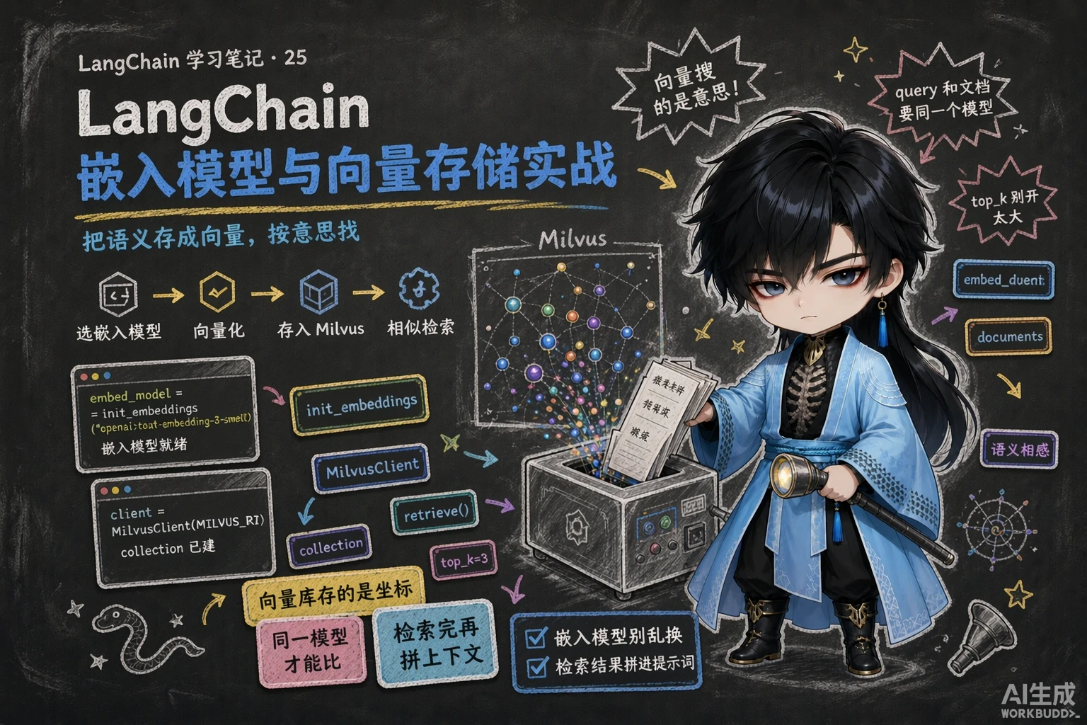 嵌入模型与向量存储实战 - 封面图