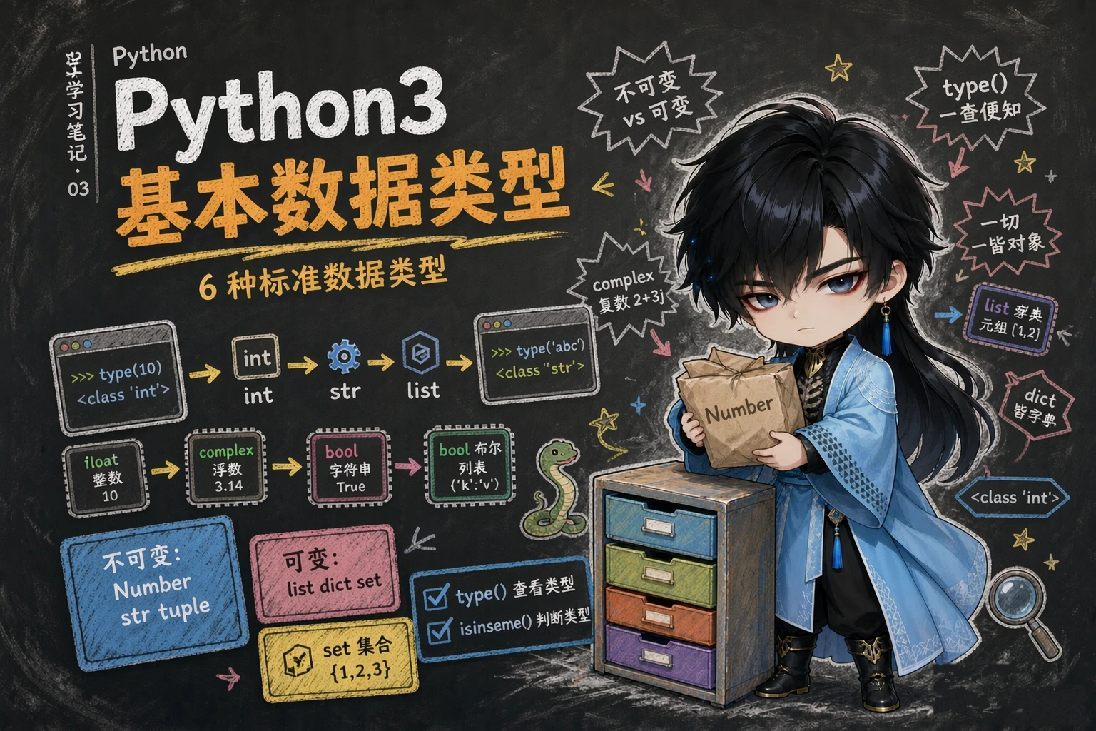 Python3 基本数据类型 - 封面图