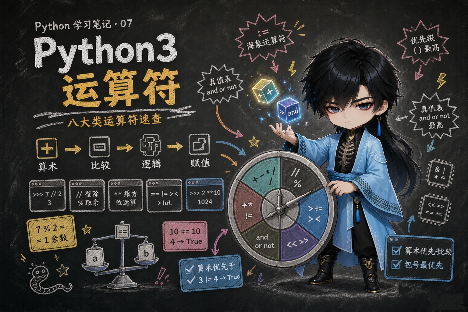 Python3 运算符 - 封面图