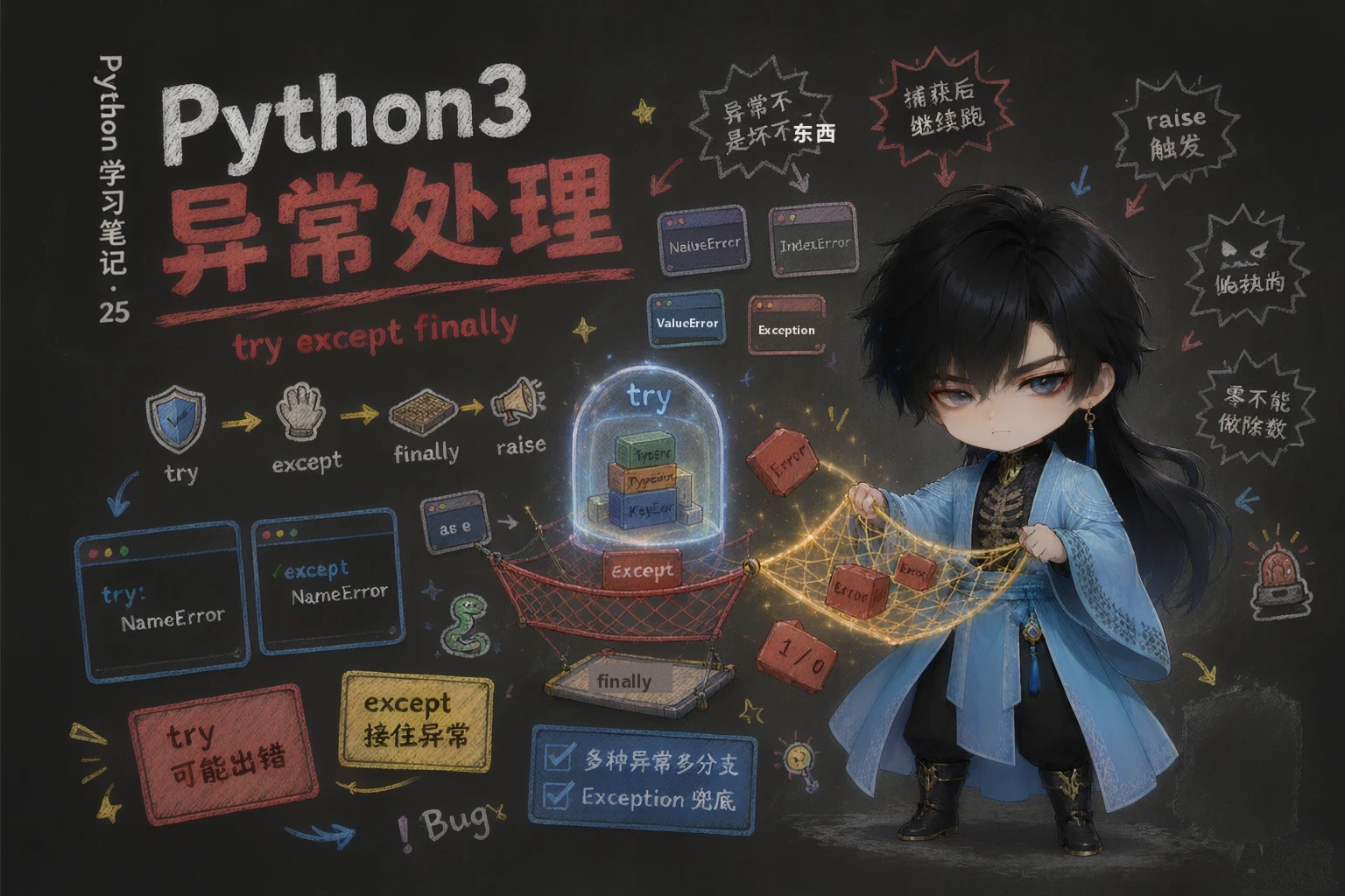 Python异常处理 - 封面图