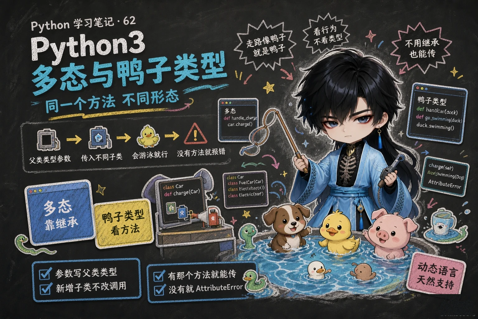 面向对象高级-多态与鸭子类型 - 封面图