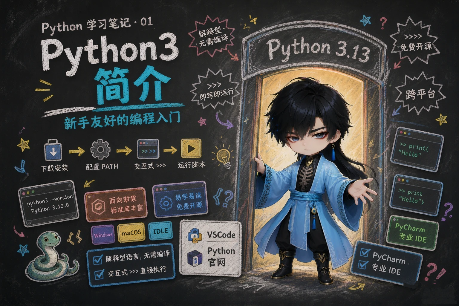 Python3 简介 - 封面图