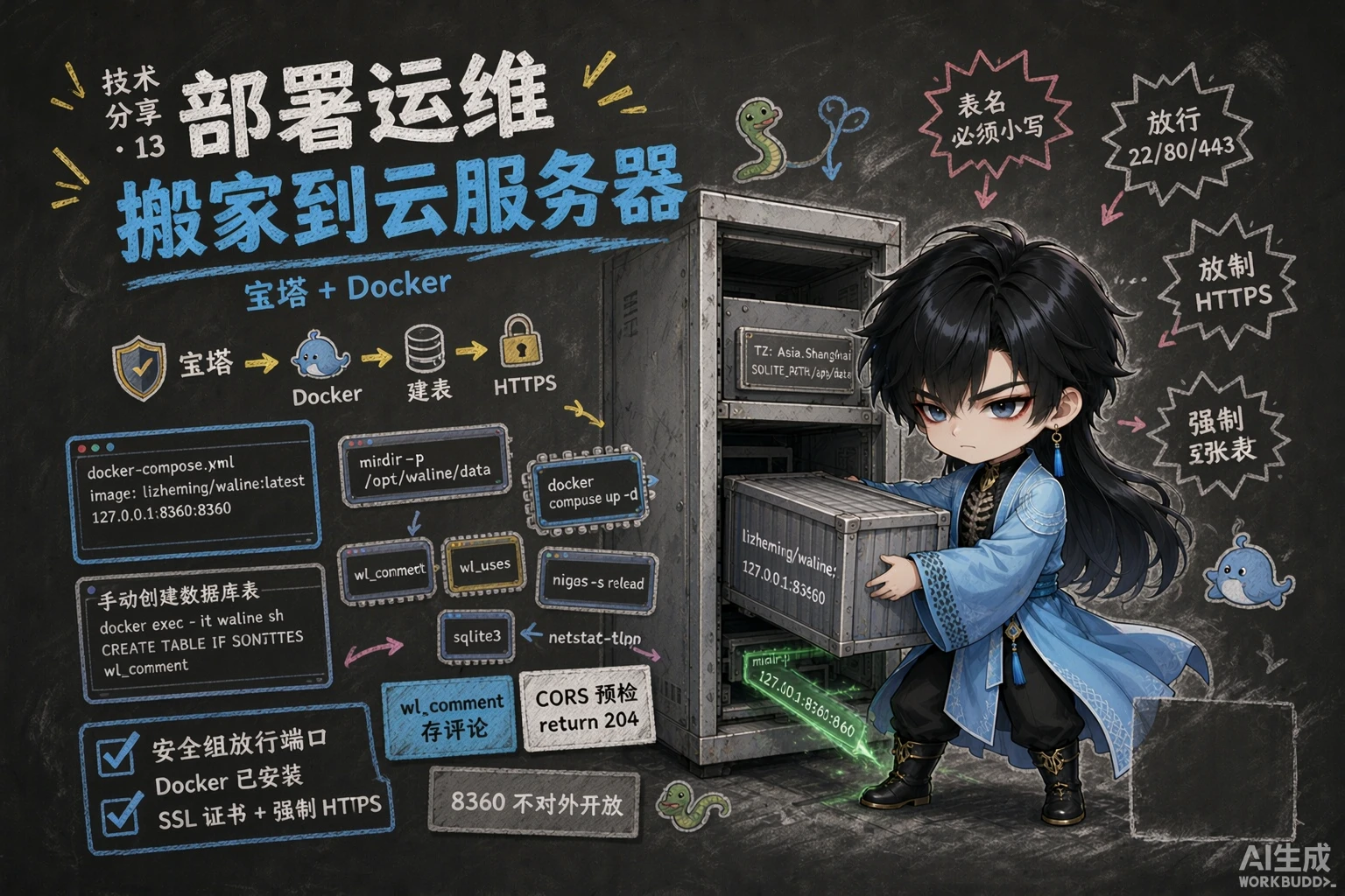 Waline 部署教程：云服务器篇 - 封面图
