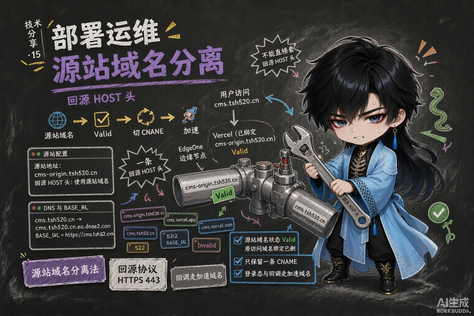手把手教你用 EdgeOne 加速 Vercel 部署的项目（源站域名分离法） - 封面图